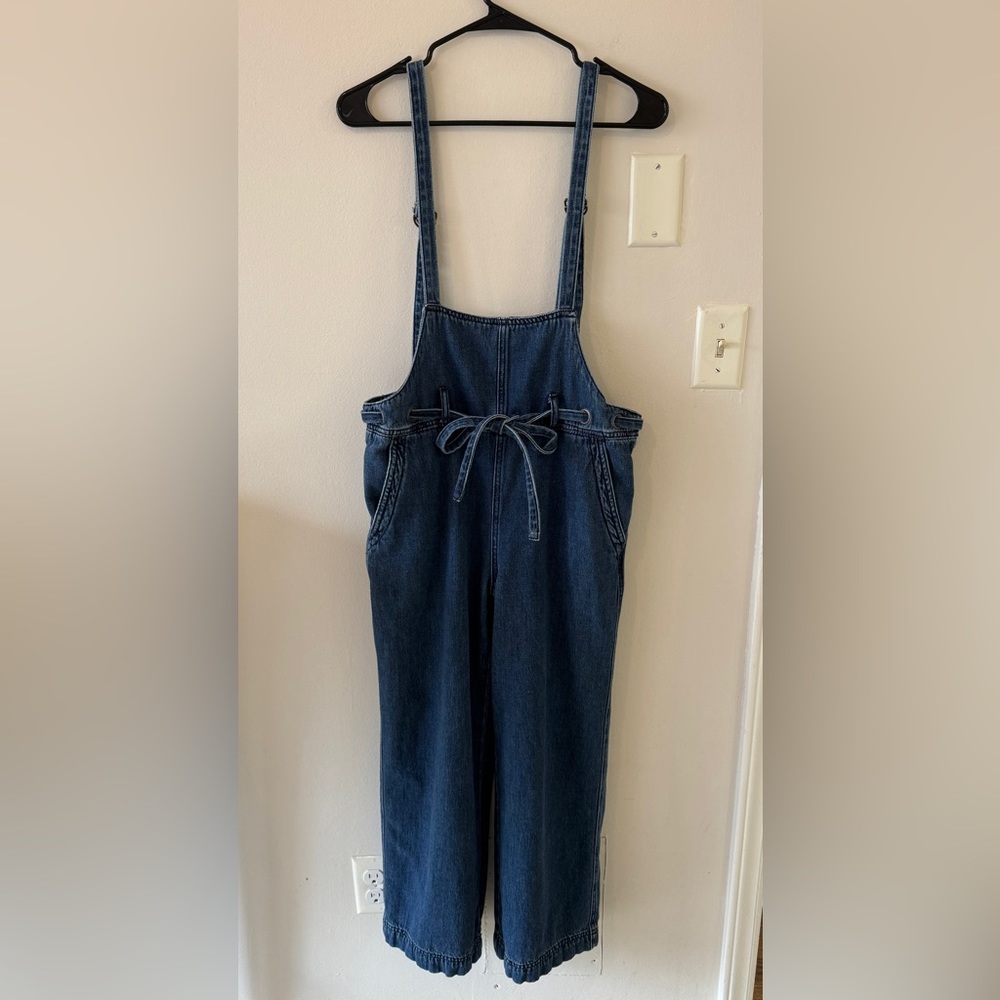 Free People Strappy Denim One Piece in Abyss Blue Size XS - Picture 2 of 11